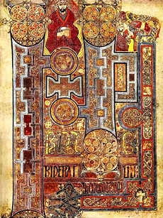 Книга Кельтов, первая страница Евангелия от Иоанна