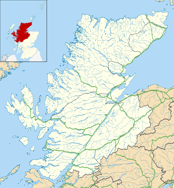 Карта расположения Гленко, Шотландия