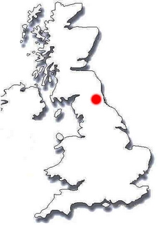 Ньюкасл на карте Англии