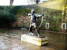 Статуя Робин Гуду в Ноттингеме