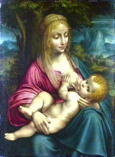 Леонардо-да-Винчи, «Мадонна с младенецем»