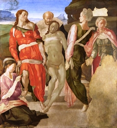Микеланджело, «Погребение»